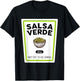 Halloween Matching Costume Salsa Verde Bottle Label T-Shirt - T-Shirt | Black