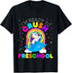 Kids I'm Ready to Crush Preschool Unicorn First Day of Pre School T-Shirt - T-Shirt | Black