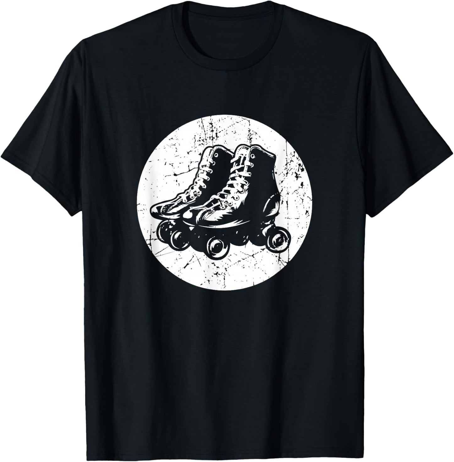 Retro Roller Skates for Roller Skaters T-Shirt - T-Shirt | Black