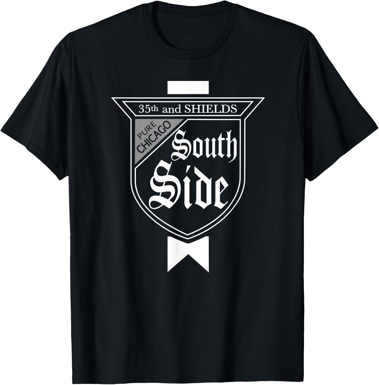 SouthSide Chicago Parody Beer Label South Side Baseball T-Shirt - T-Shirt | Black