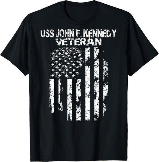 USS John F Kennedy Military T-Shirt - T-Shirt | Black