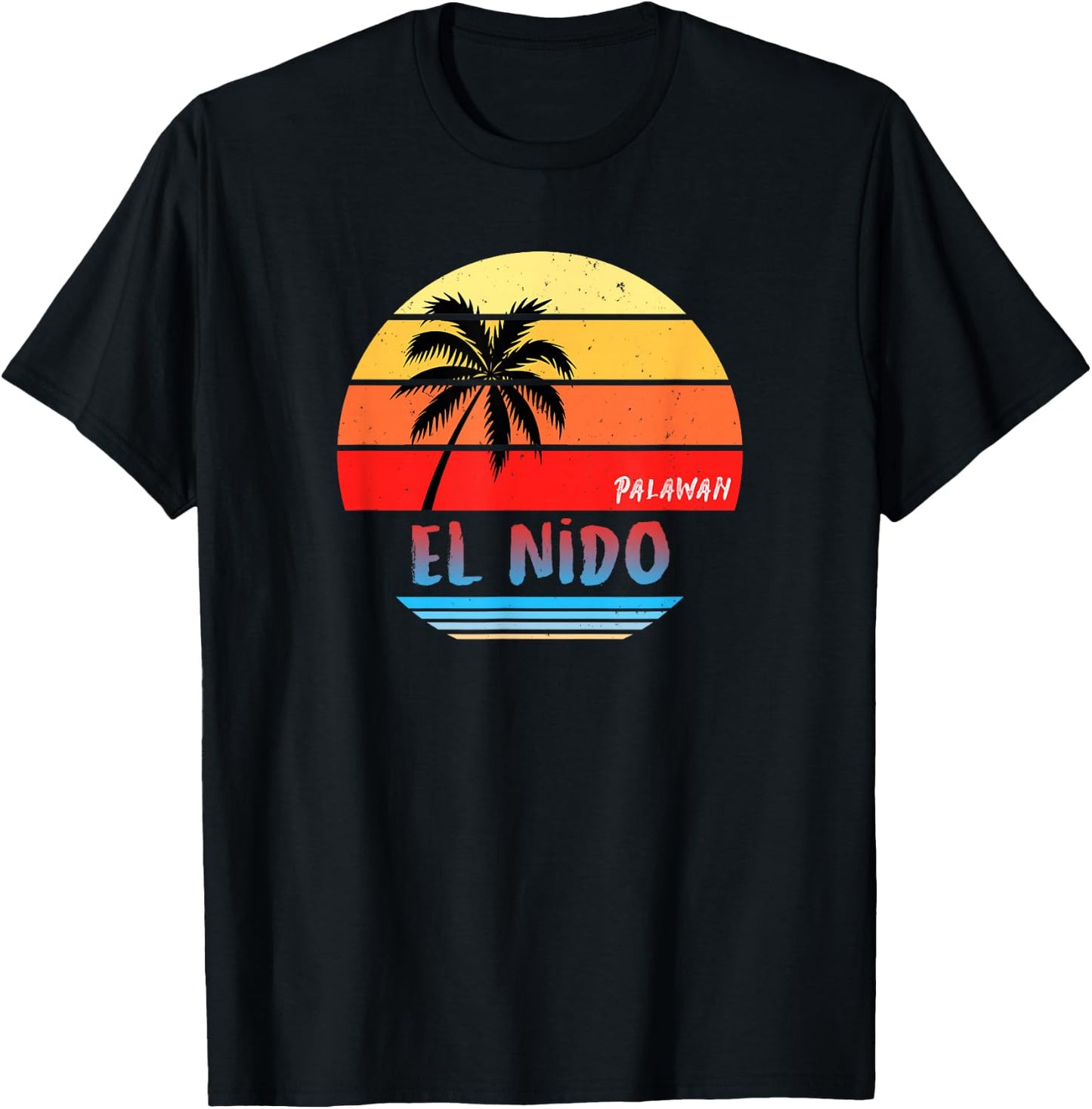 El Nido Shirt | El Nido Palawan T-Shirt - T-Shirt | Black