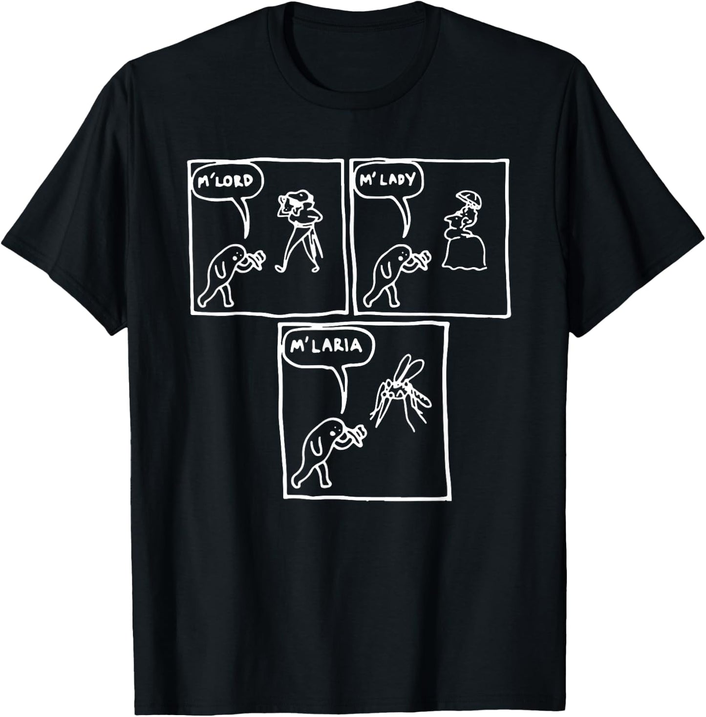 Internet Meme Mosquito Malaria Scientist Funny Bug T-Shirt - T-Shirt | Black