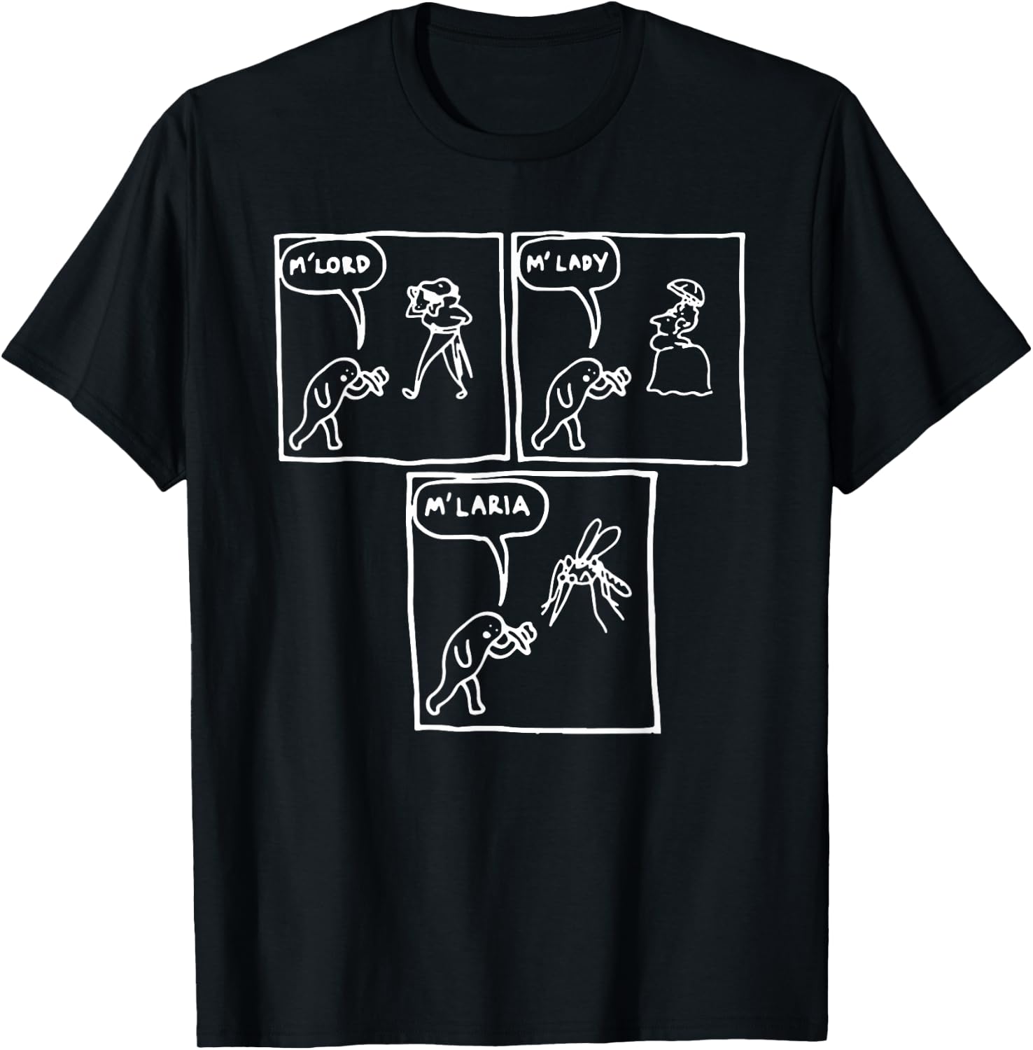 Internet Meme Mosquito Malaria Scientist Funny Bug T-Shirt - T-Shirt | Black