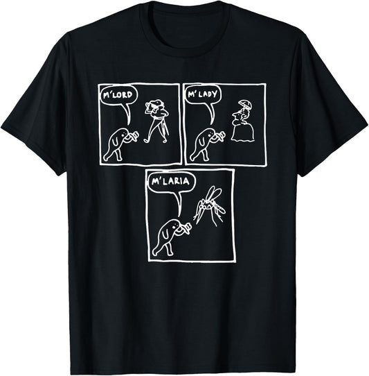Internet Meme Mosquito Malaria Scientist Funny Bug T-Shirt - T-Shirt | Black