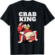 Crab King | Crab | Boys Crab T-Shirt - T-Shirt | Black