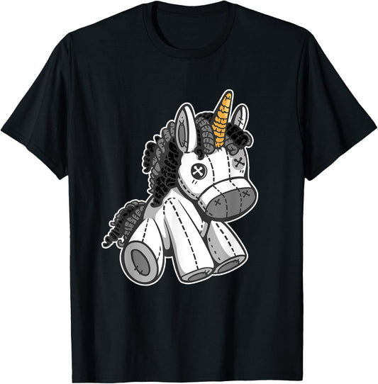 Gothic Unicorn Punk Heavy Rock Music Emo Goth Girl T-Shirt - T-Shirt | Black