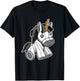 Gothic Unicorn Punk Heavy Rock Music Emo Goth Girl T-Shirt - T-Shirt | Black