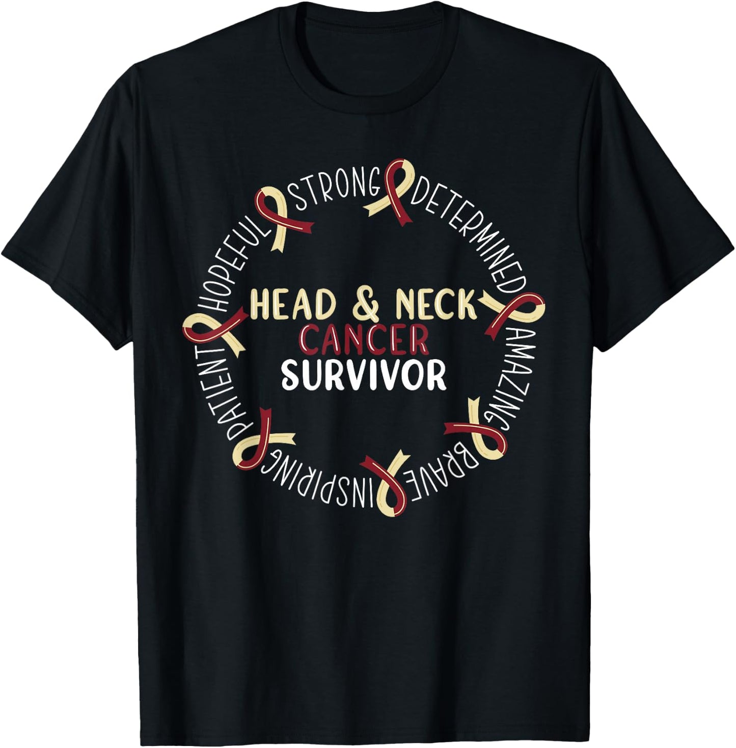 Head And Neck Cancer Survivor T-Shirt - T-Shirt | Black
