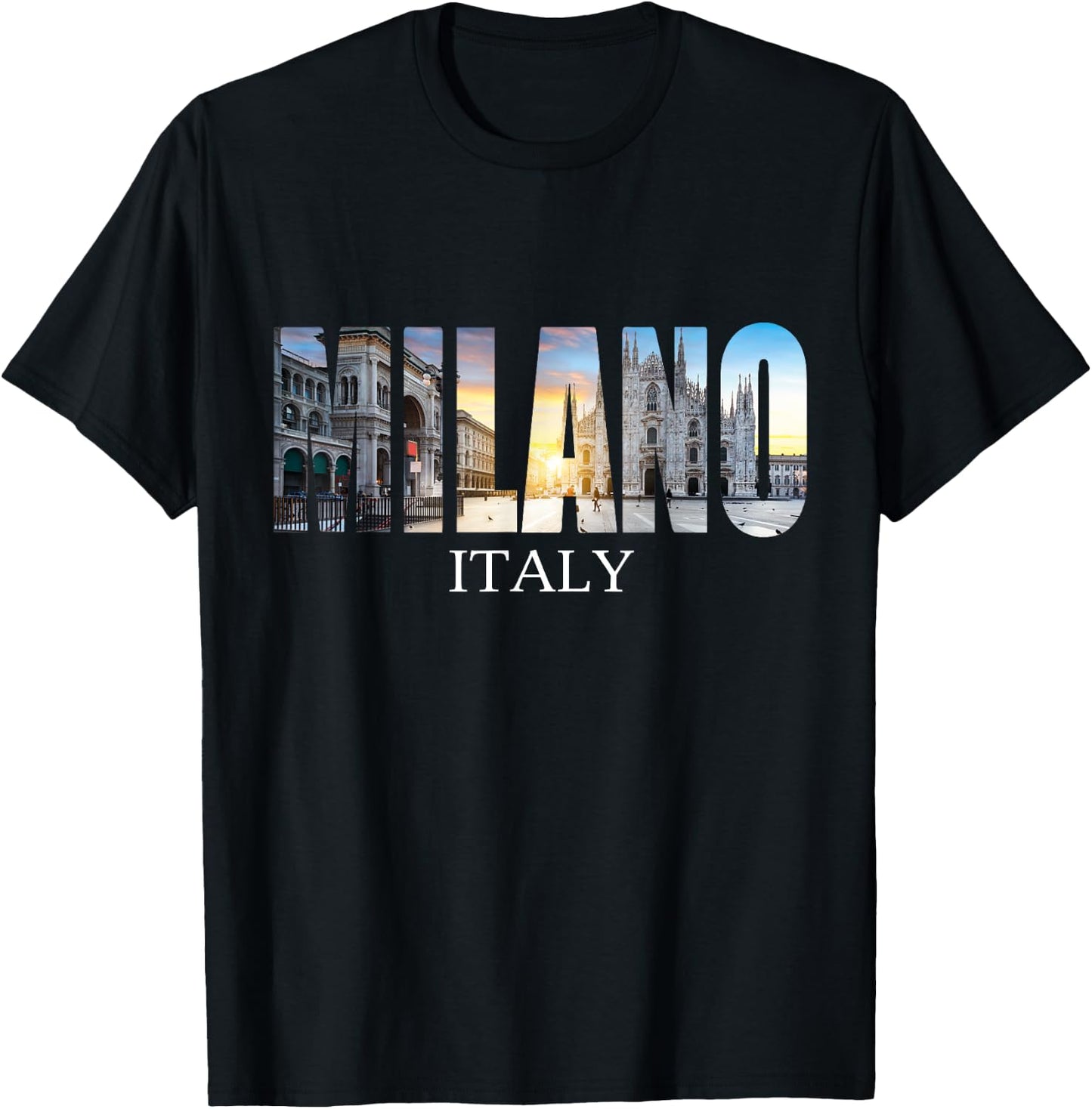 Milano Italy T-Shirt - T-Shirt | Black