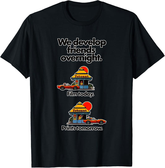 Vintage Retro Fotomat Defunct Film Developer T-Shirt - T-Shirt | Black
