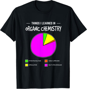 Things I learn in Organic Chemistry T-Shirt - T-Shirt | Black