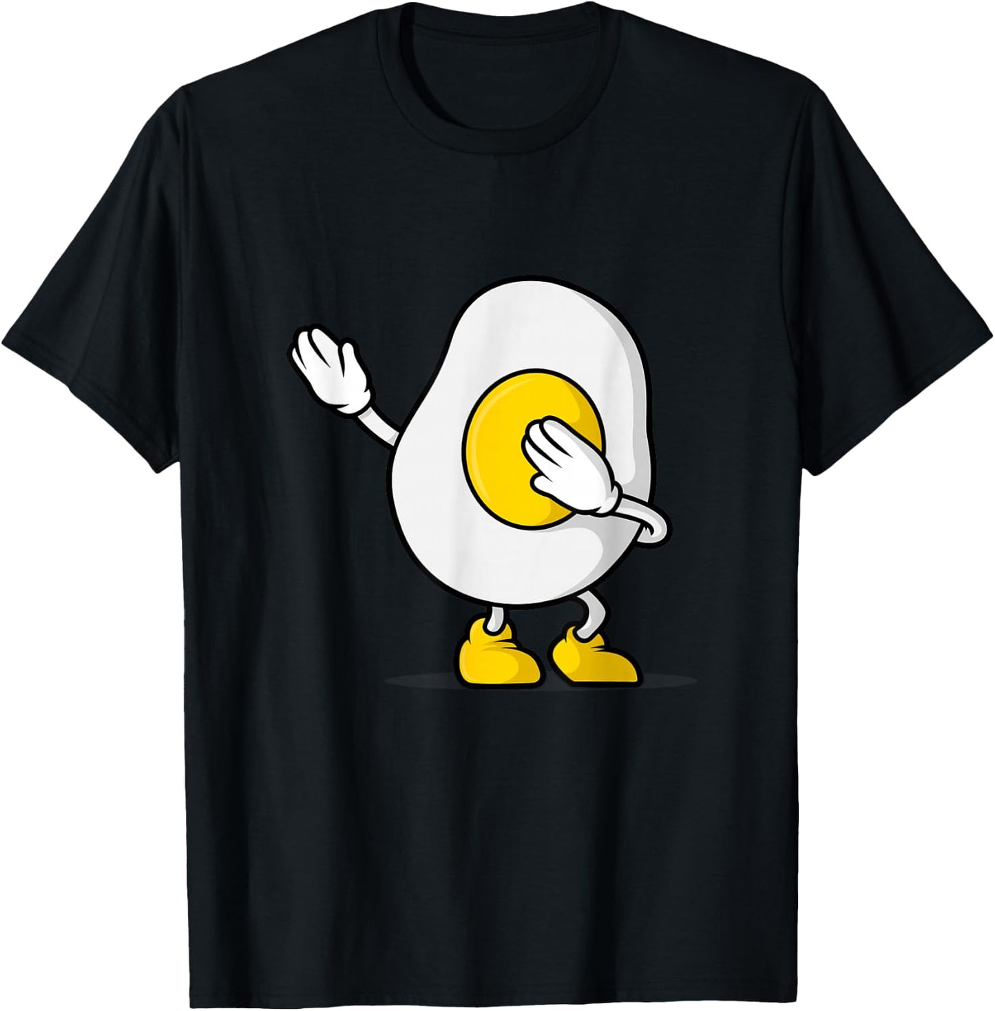 Dabbing Egg Shirt - I’m So Egg-Cited Shirt Breakfast Gift T-Shirt - T-Shirt | Black