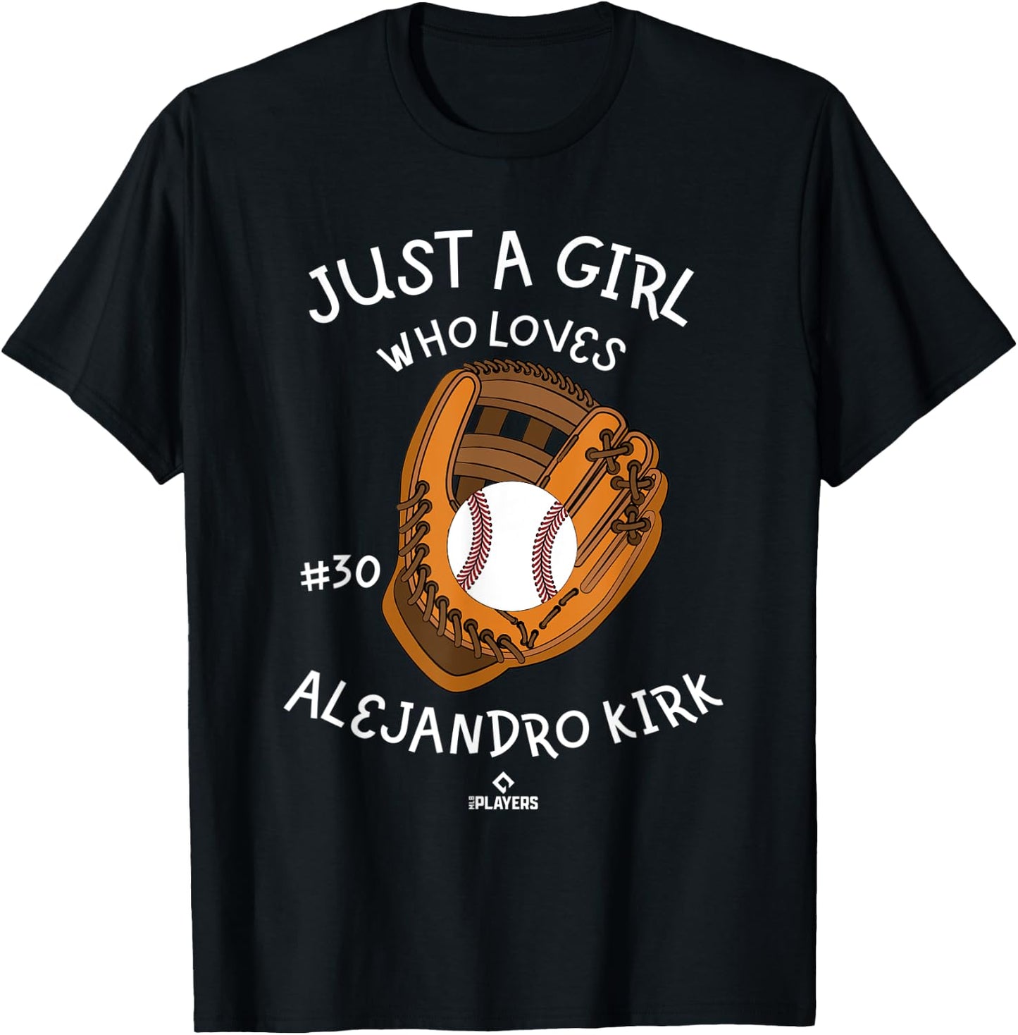 A Girl Who Loves Alejandro Kirk Baseball Player Toronto T-Shirt - T-Shirt | Black