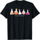 LGBT Beakers Chemistry Lab Scientist Lesbian Pride Teacher T-Shirt - T-Shirt | Black