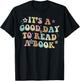 It's A Good Day To Read A Book Reading Librarian Teacher Kid T-Shirt - T-Shirt | Black