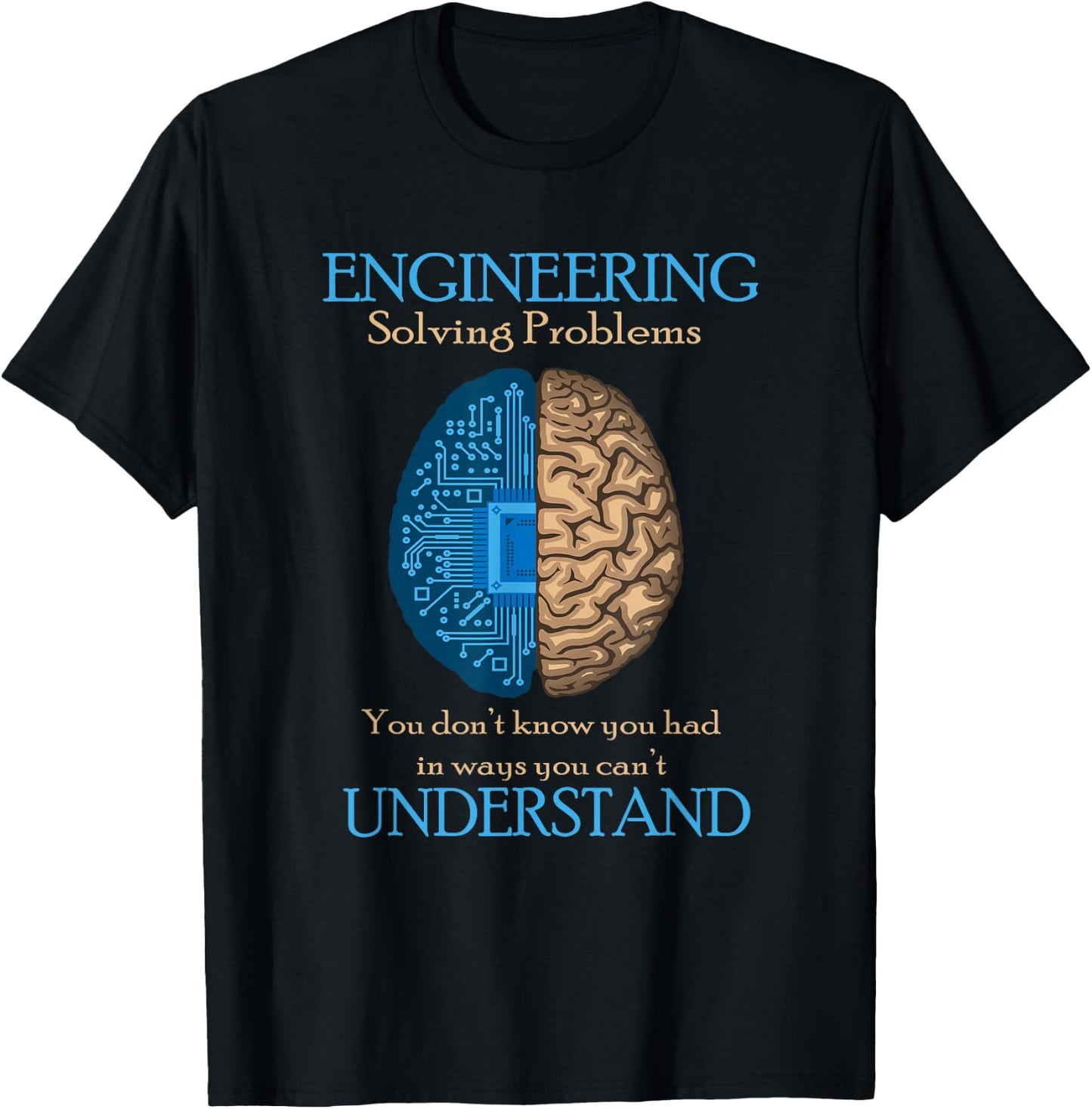 "Solving Problems" Funny Engineering Engineer T-Shirt - T-Shirt | Black