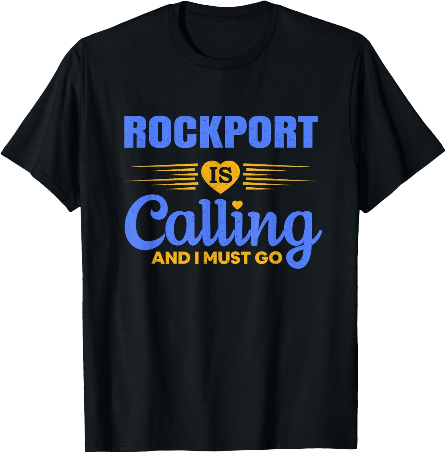 Loving Home City Rockport Texas Travel T-Shirt - T-Shirt | Black