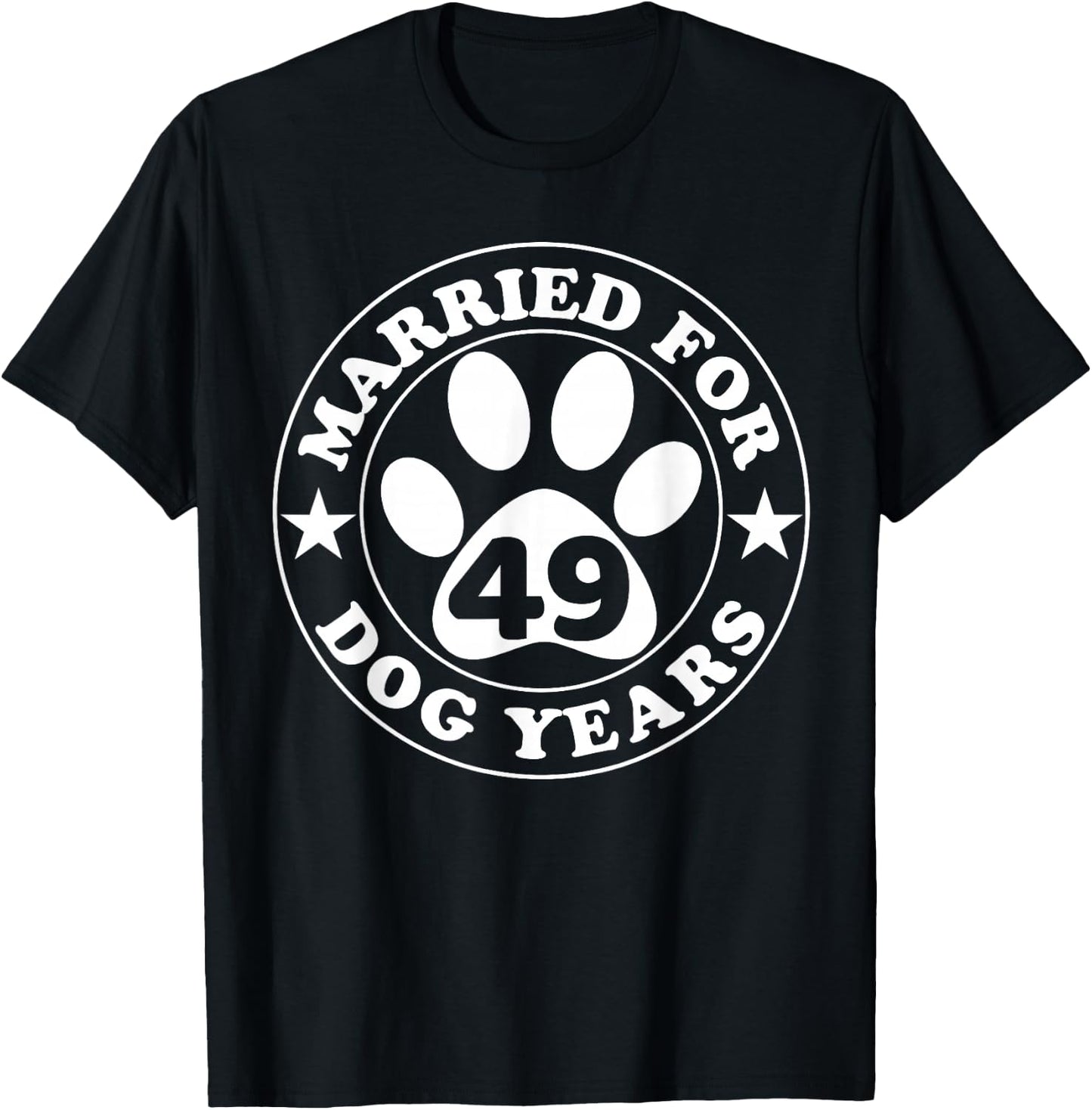 7 Year Wedding Anniversary Him Her Couple 7th Anniversary T-Shirt - T-Shirt | Black