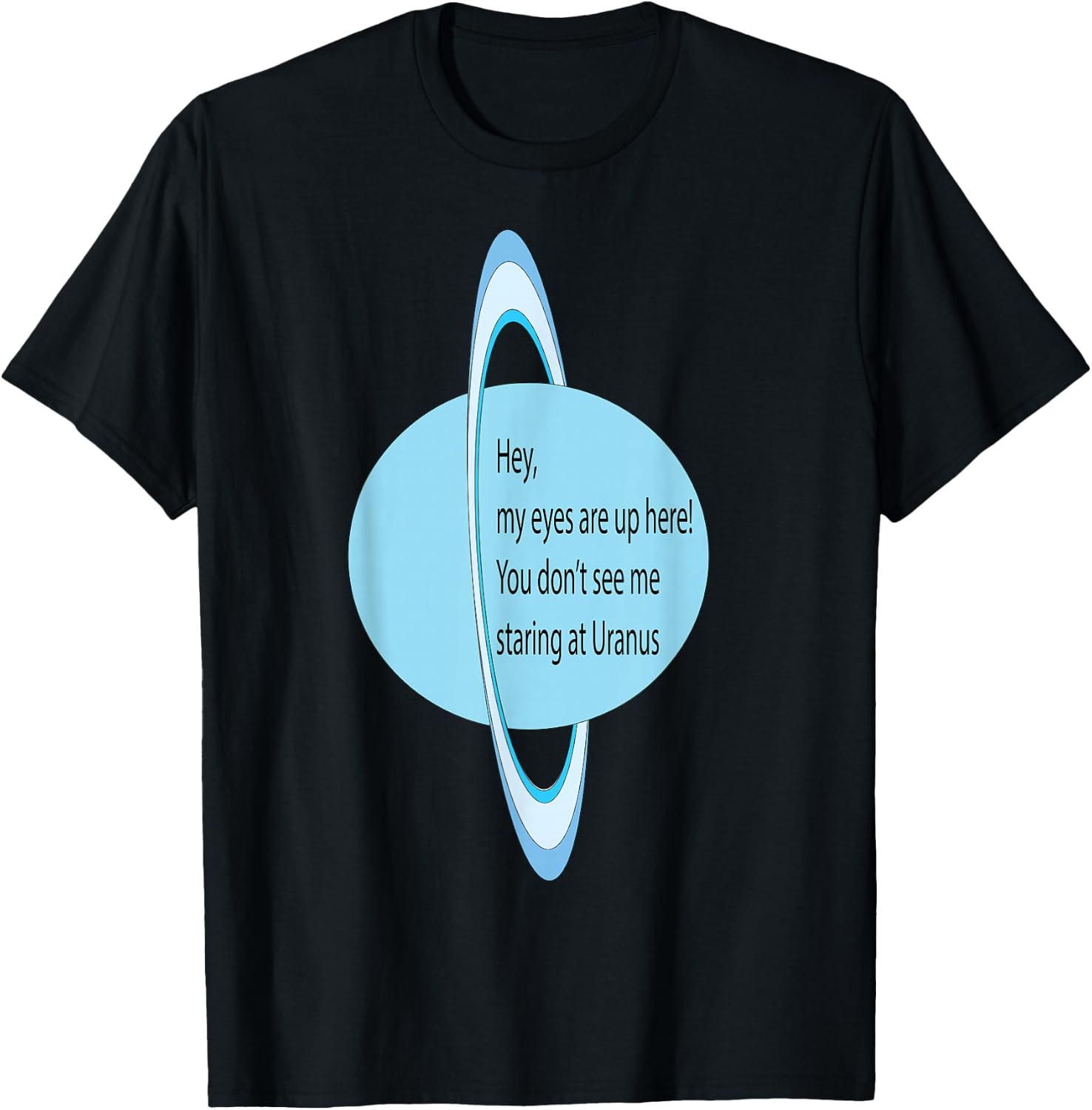 Funny Uranus T-Shirt - T-Shirt | Black