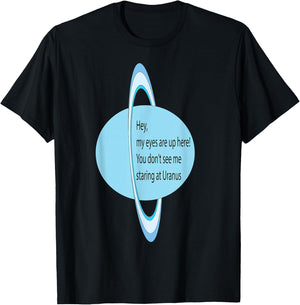 Funny Uranus T-Shirt - T-Shirt | Black