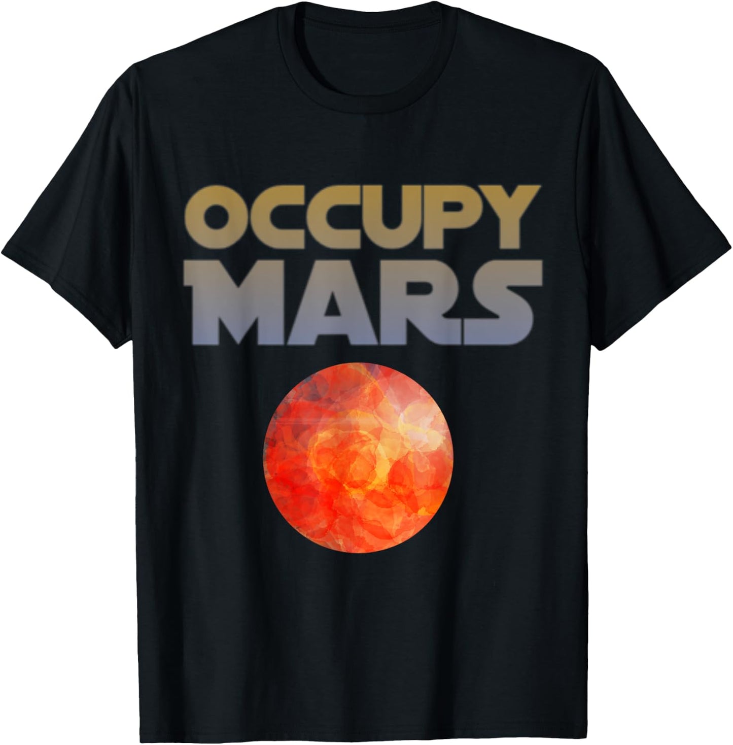 Occupy Mars Mission to Space T-Shirt - T-Shirt | Black