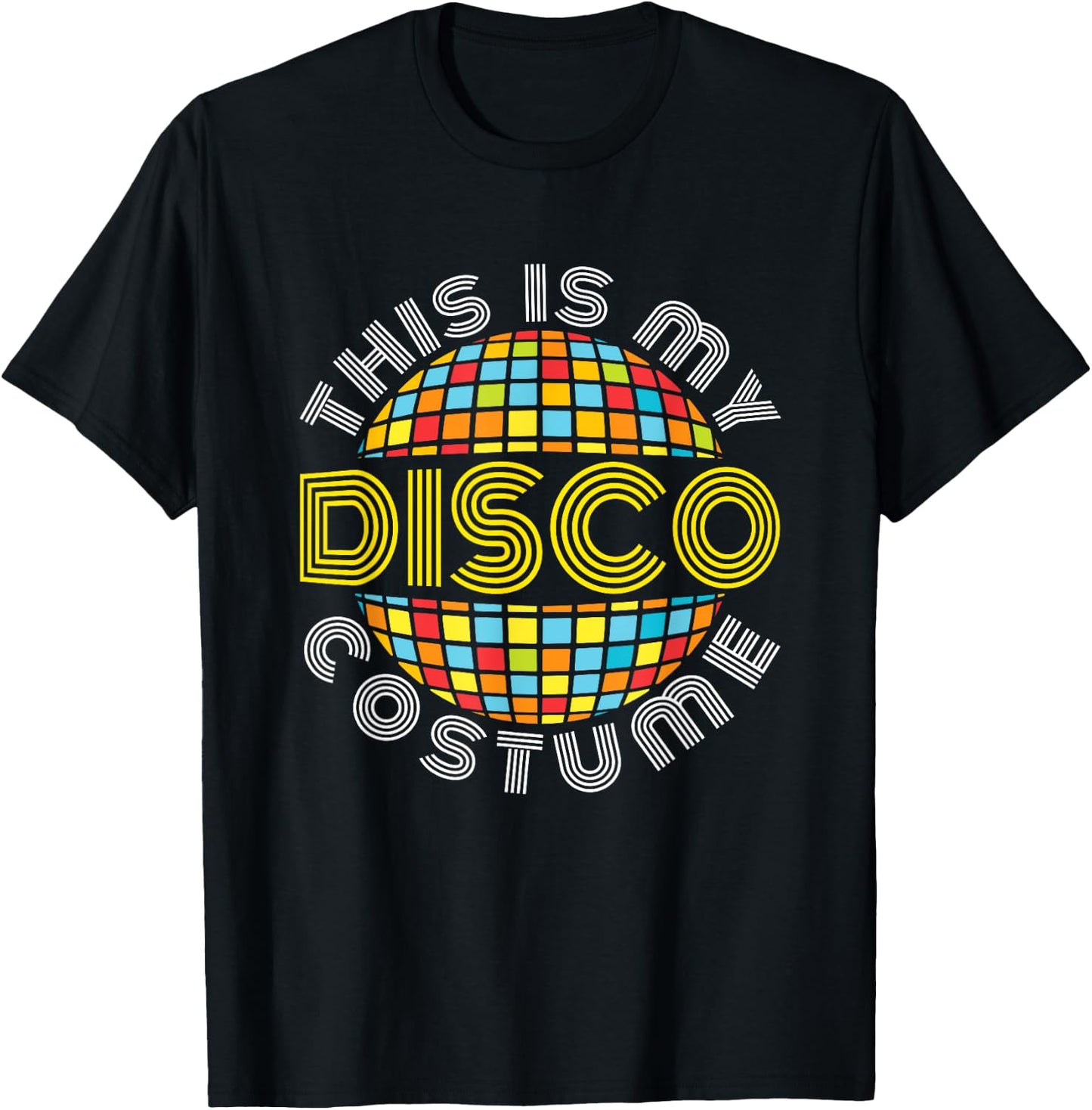 This is My Disco Costume T-Shirt - T-Shirt | Black