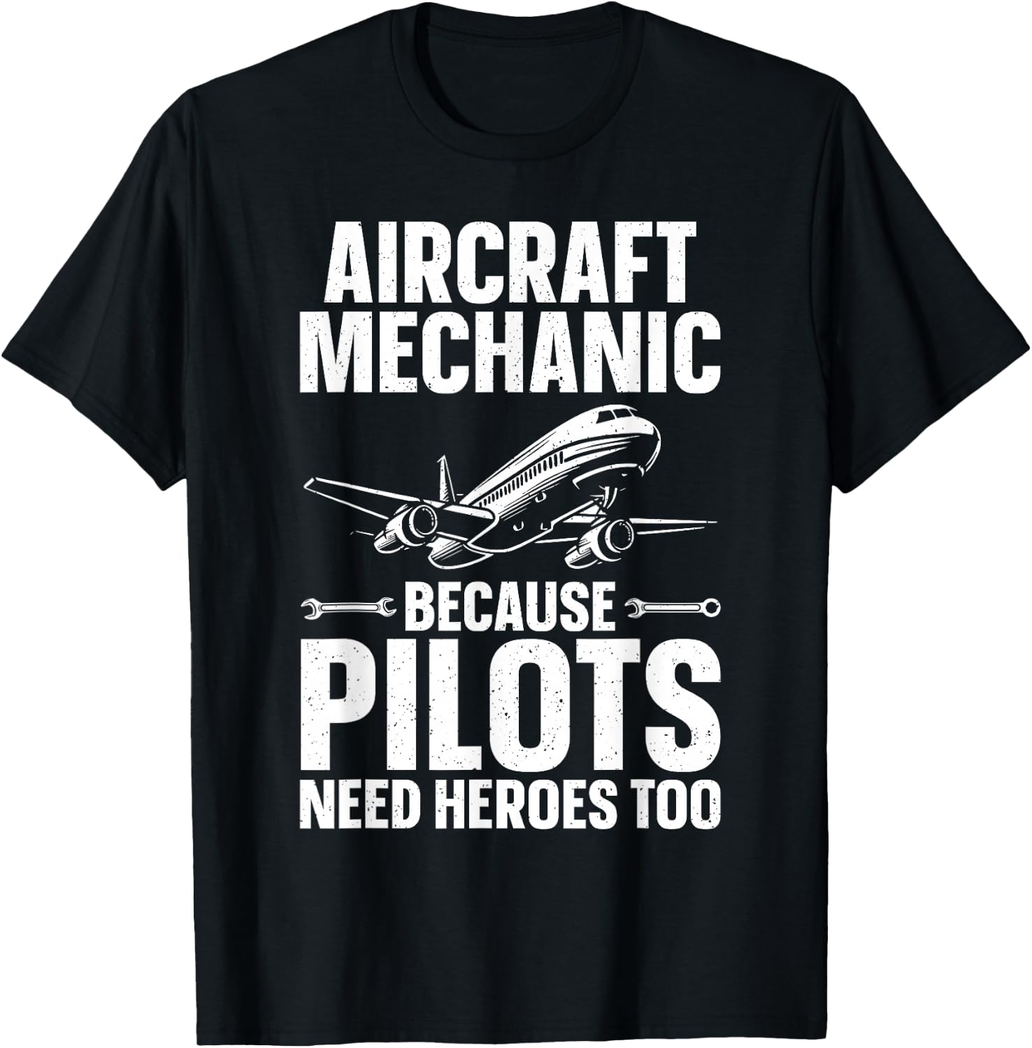 Cool Aircraft Mechanic Art Women Aircraft Technician T-Shirt - T-Shirt | Black