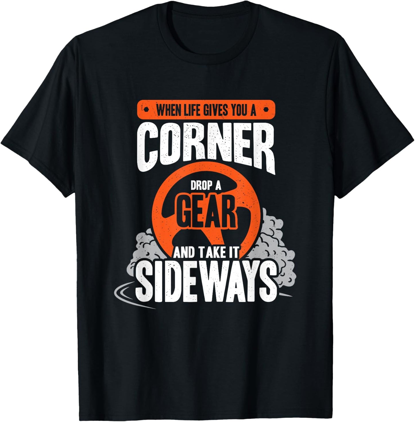 Drifting Competition Design for a Drift Race Car Driver T-Shirt - T-Shirt | Black