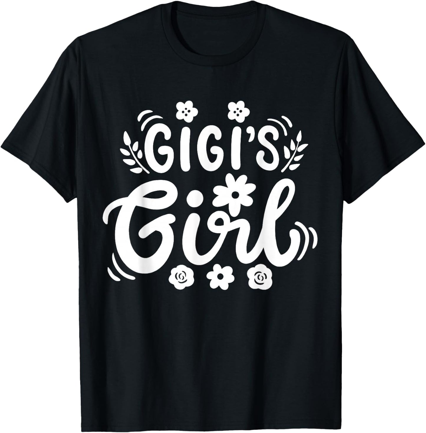 Granddaughter Gigi Grandma Grandmother T-Shirt - T-Shirt | Black