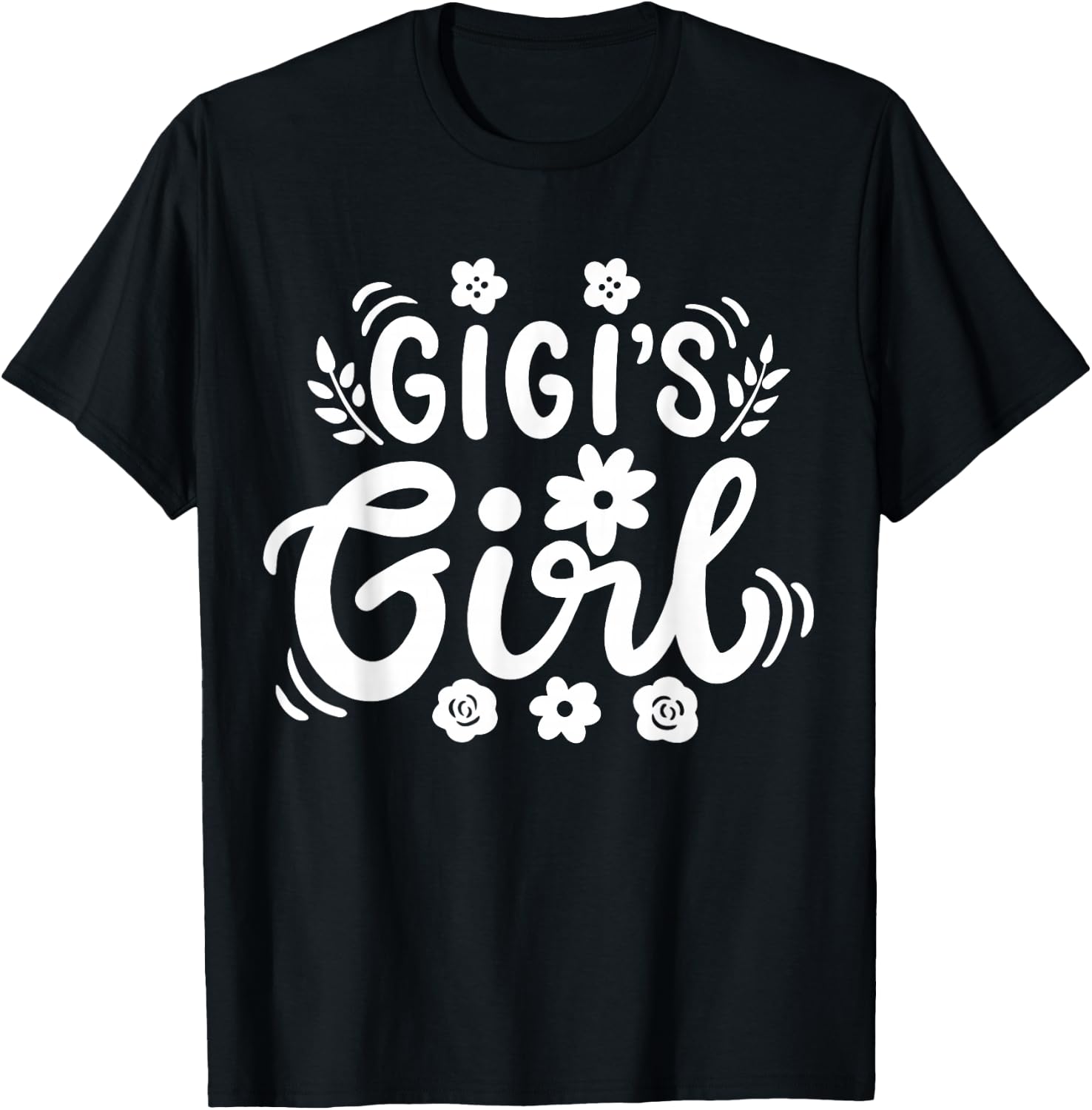 Granddaughter Gigi Grandma Grandmother T-Shirt - T-Shirt | Black