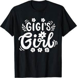 Granddaughter Gigi Grandma Grandmother T-Shirt - T-Shirt | Black