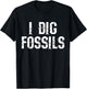 Paleontologist Paleontology Gift T-Shirt - T-Shirt | Black