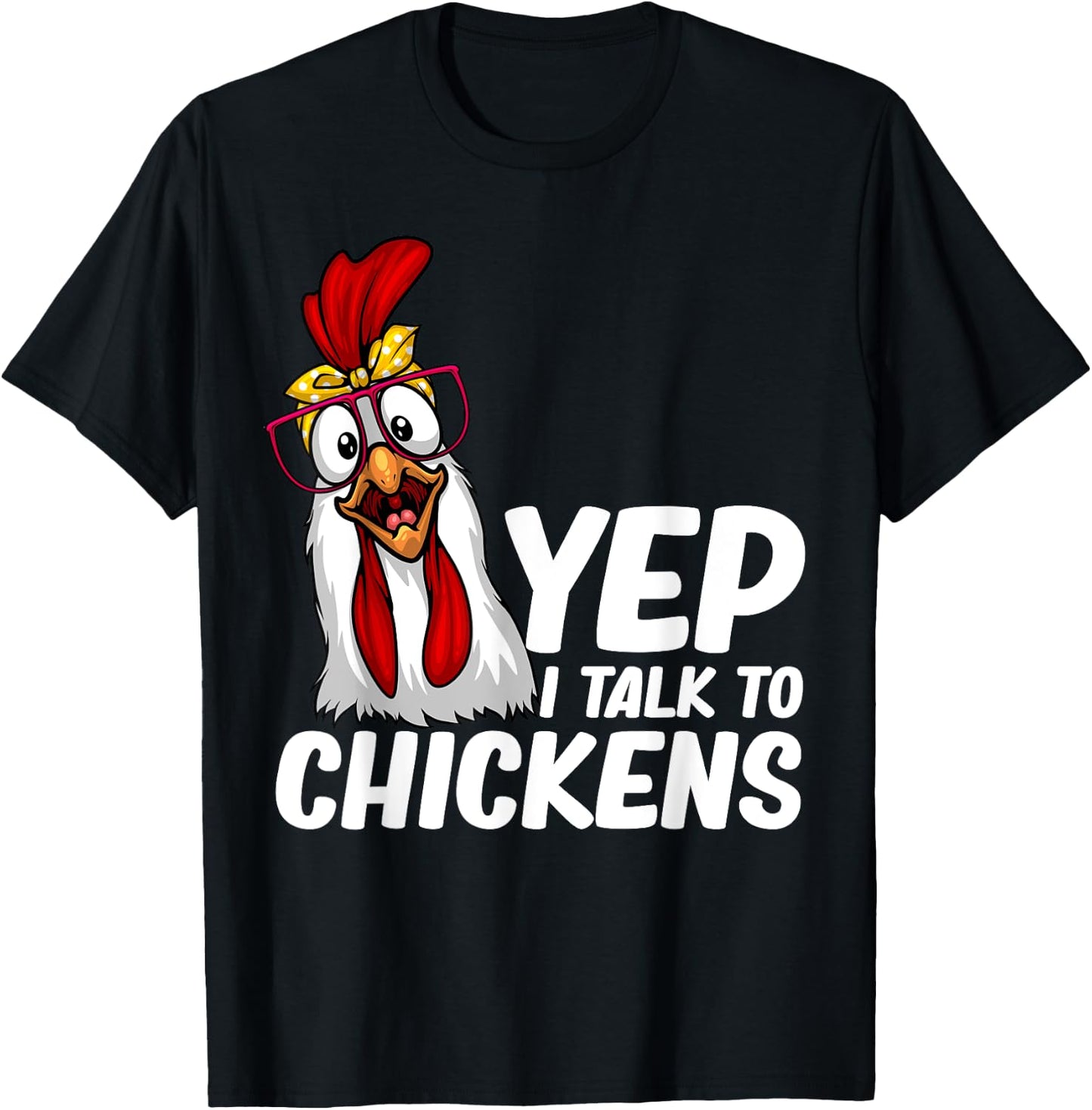 Funny Chicken Women Crazy Chicken Farmer Lovers T-Shirt - T-Shirt | Black