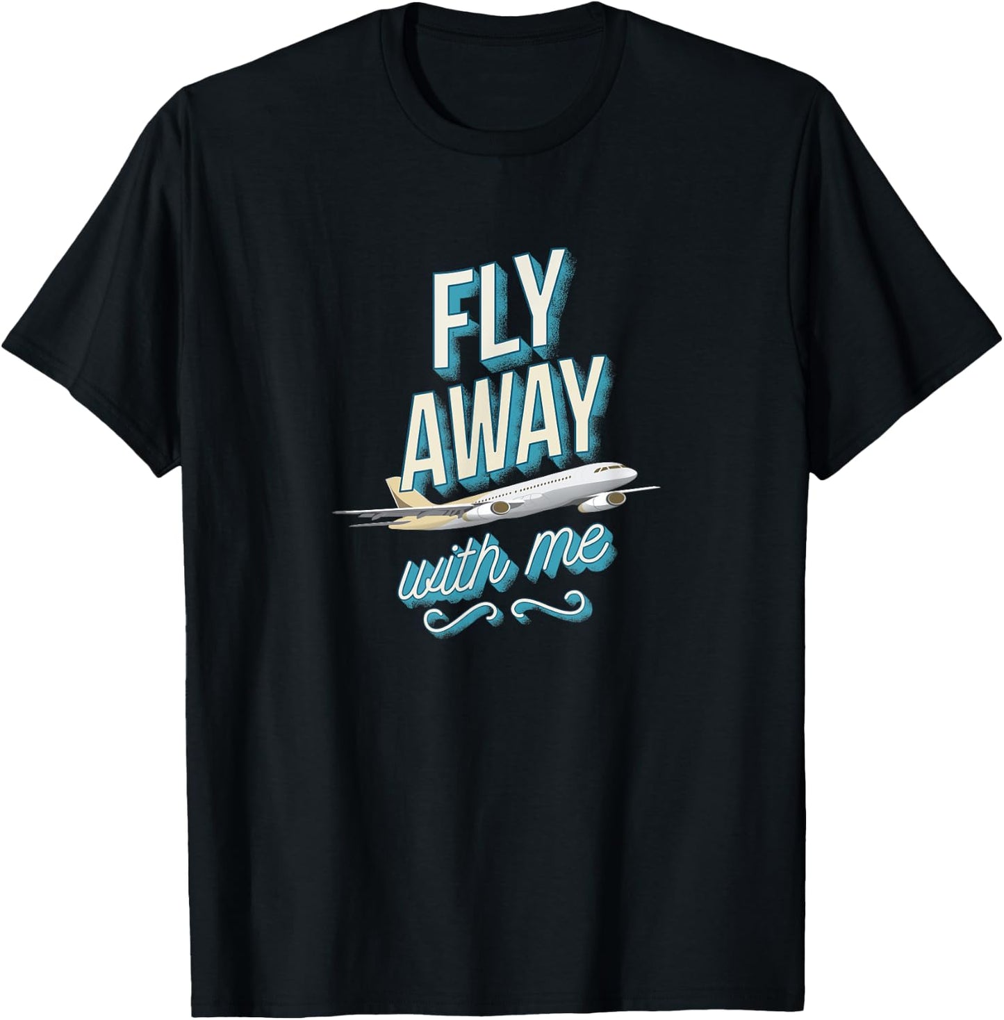 Fly Away with Me T-Shirt - T-Shirt | Black