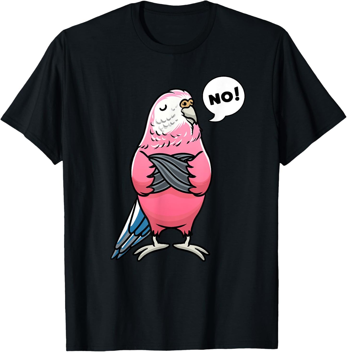 Bourke's Parrot Bird Lover Parakeet T-Shirt - T-Shirt | Black