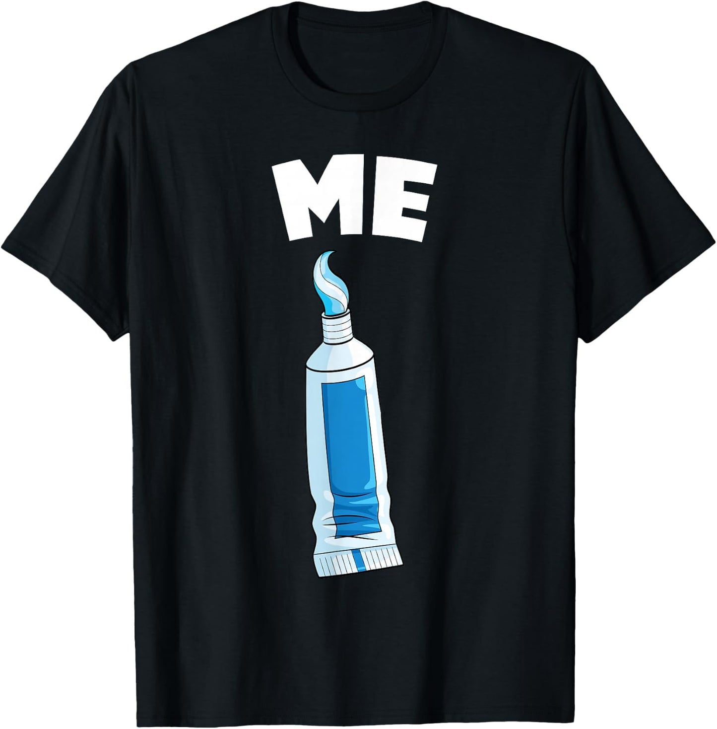 Toothpaste - Me - Costume - 2 of 2 Best Friends Matching T-Shirt - T-Shirt | Black