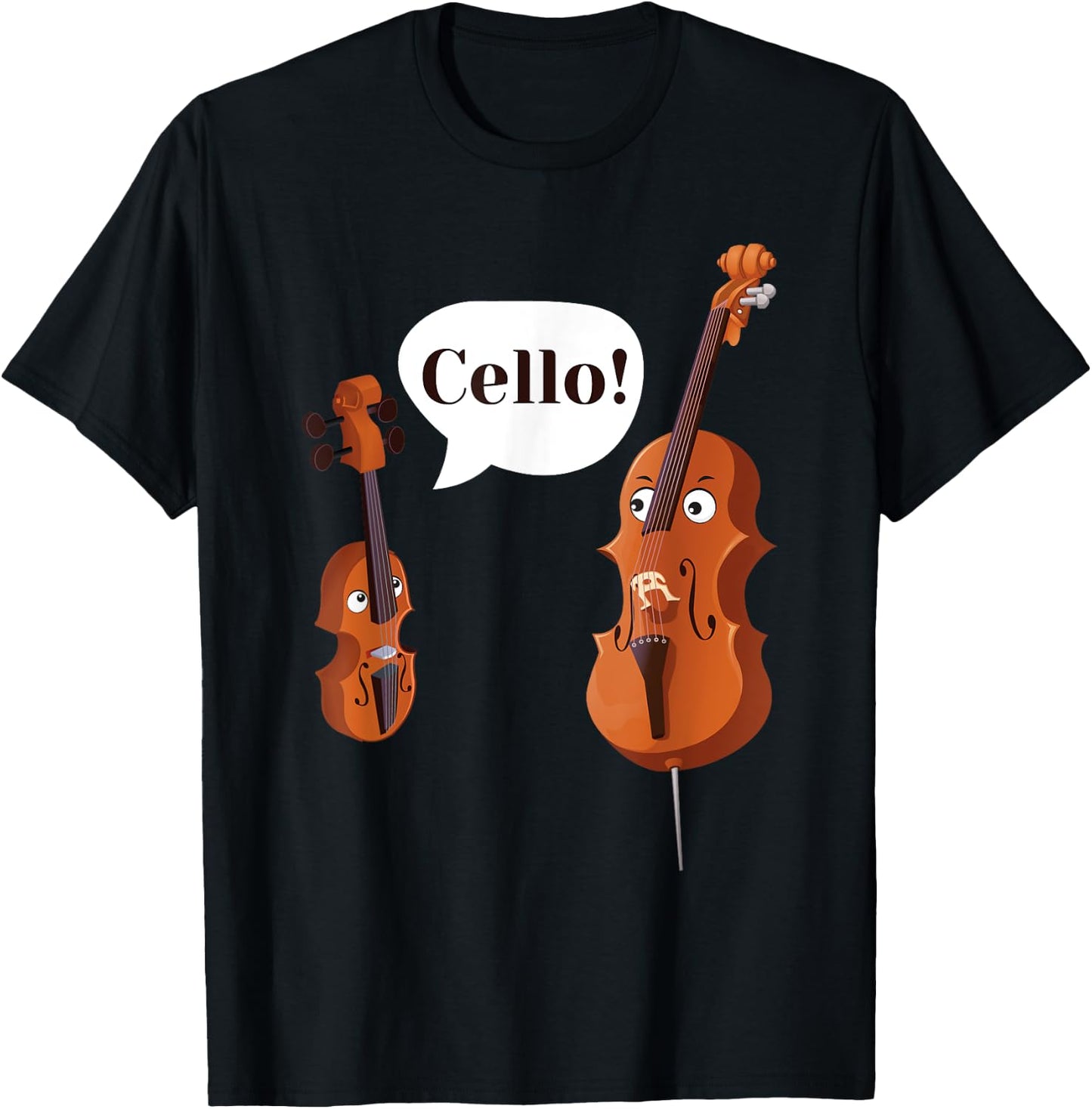 Cello Player Cellist Orchestra Musician Classical Music T-Shirt - T-Shirt | Black