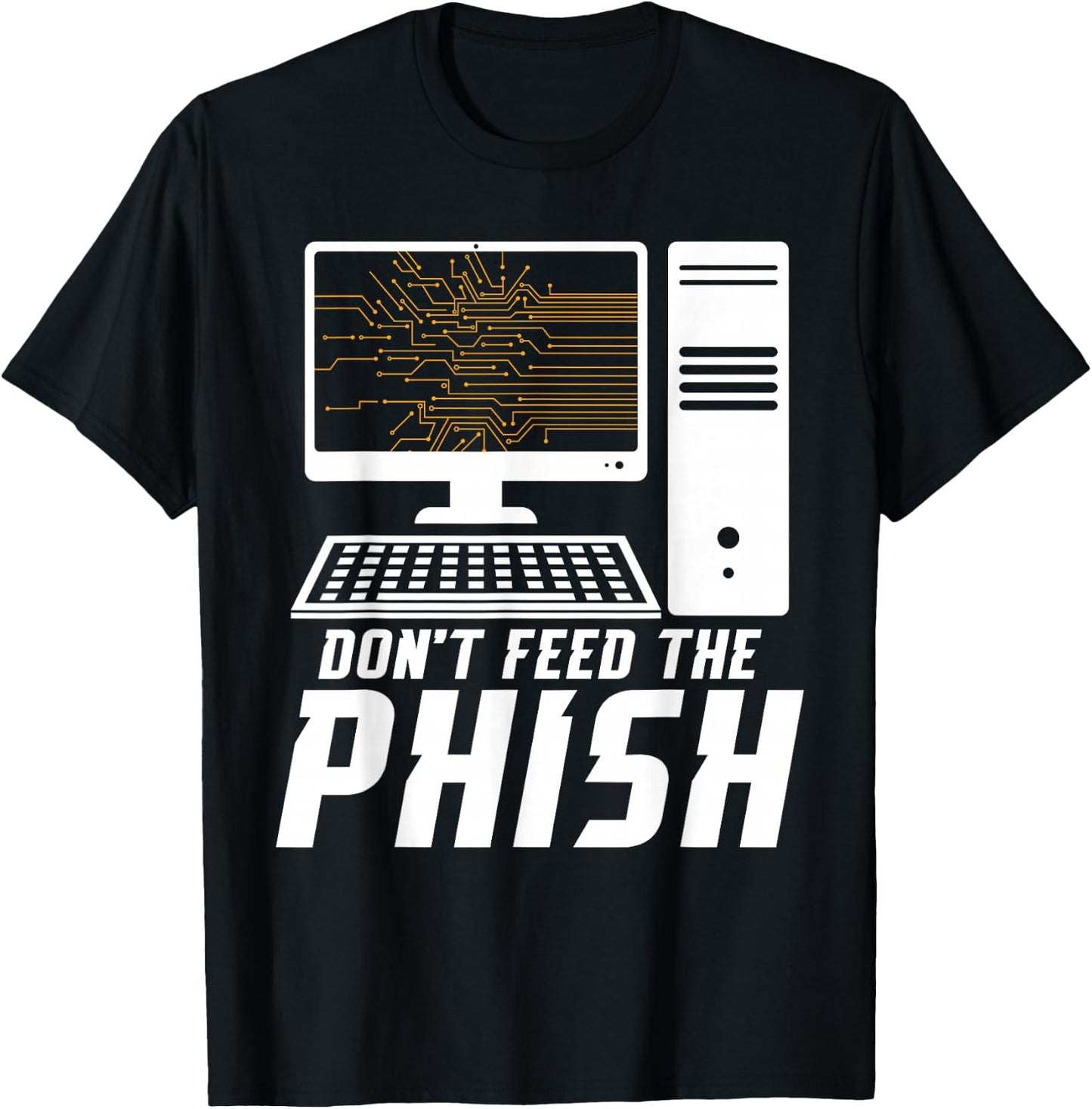Hacking IT Technician Phish IT Tech Cybersecurity Specialist T-Shirt - T-Shirt | Black
