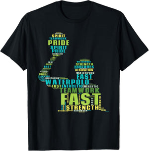 Water Polo Player Coach Sport Lover Athlete Swimmer T-Shirt - T-Shirt | Black