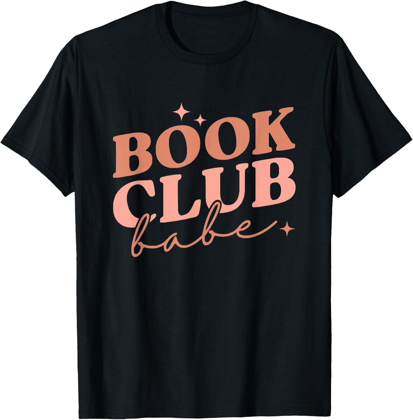 Book Club Babe Reading Book Lovers T-Shirt - T-Shirt | Black