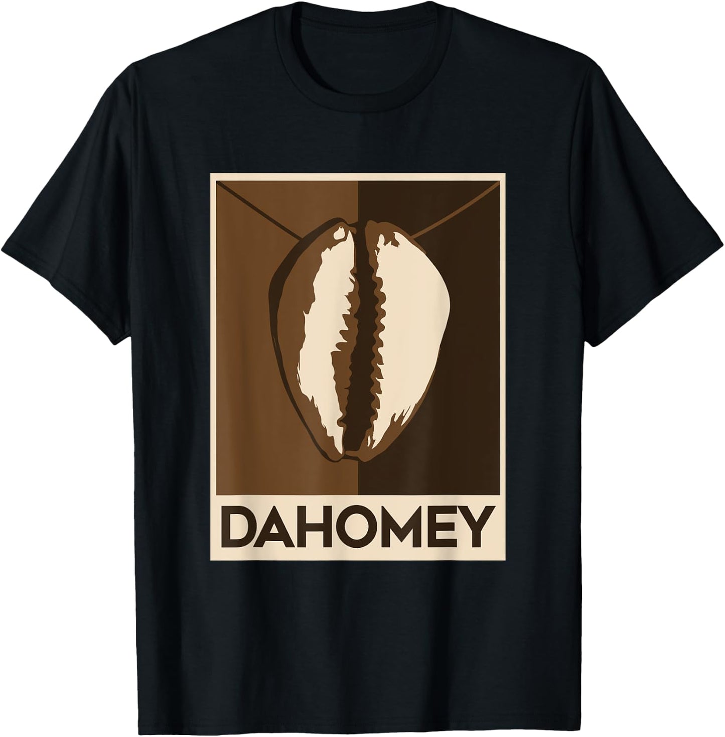 Dahomey kingdom Benin Voodoo Cowrie shell T-Shirt - T-Shirt | Black