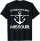 STOCKTON LAKE MISSOURI Funny Fishing Camping Summer Gift Men Women Girls Kids T-Shirt - T-Shirt | Black