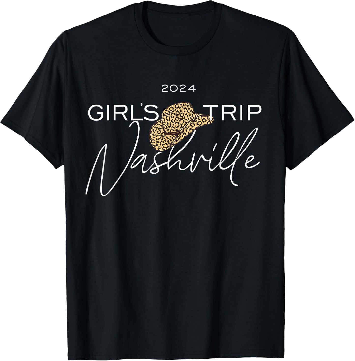 Nashville Girls Trip 2024 Nash Weekend Boots Booze Besties T-Shirt - T-Shirt | Black