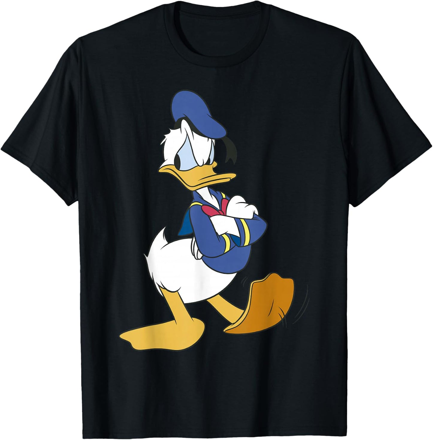 Disney Mickey And Friends Donald Duck Traditional Portrait T-Shirt - T-Shirt | Black