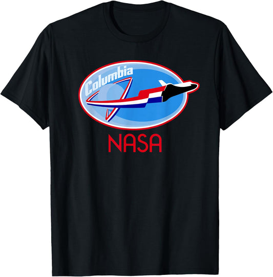 Space Shuttle Columbia NASA T Shirt T-Shirt - T-Shirt | Black
