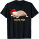 Christmas Naked Mole Rat Ho Ho Ho T-Shirt - T-Shirt | Black