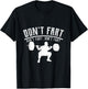 Don't Fart Workout Shirt, Fitness , Gym Shirt T-Shirt - T-Shirt | Black