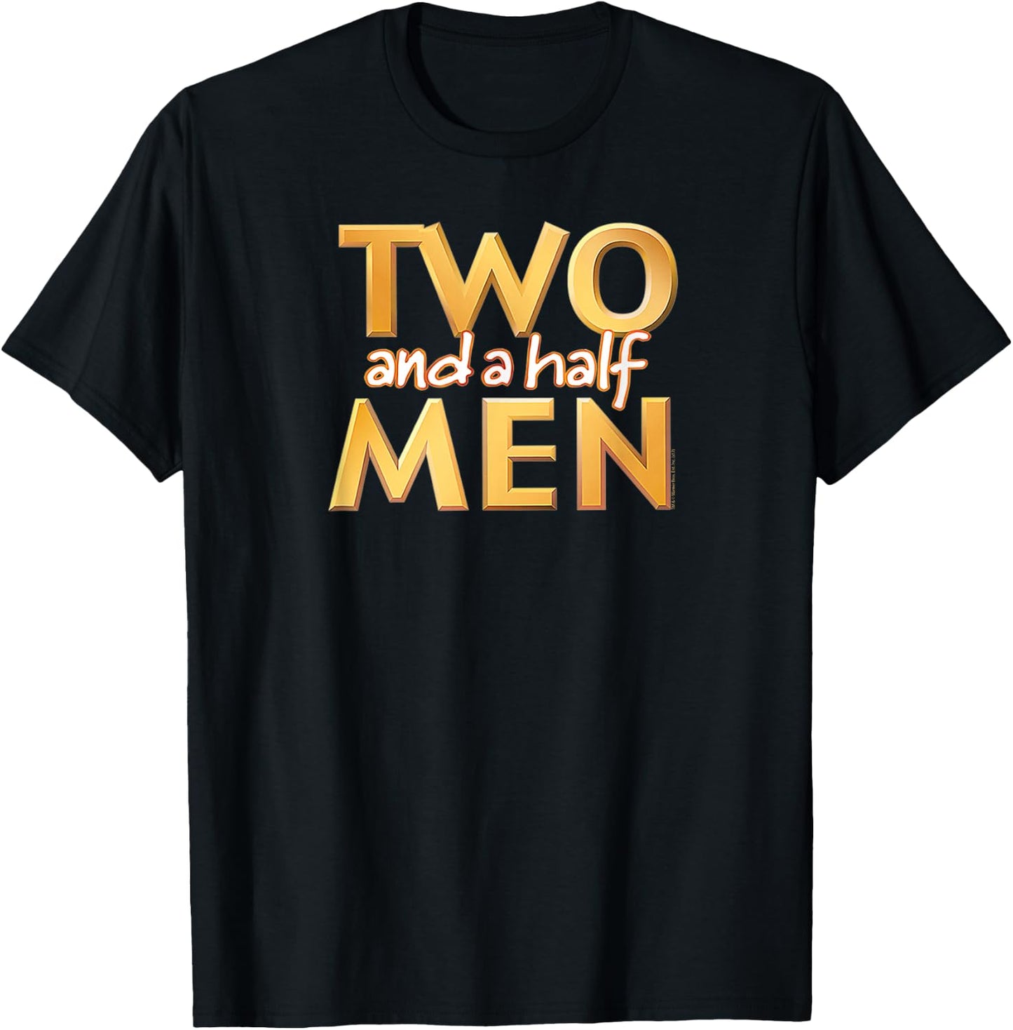 Two and a Half Men Logo T-Shirt - T-Shirt | Black