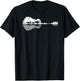 Galeriedruc Acoustic Guitar with Mirror / Forest / Nature T-Shirt - T-Shirt | Black